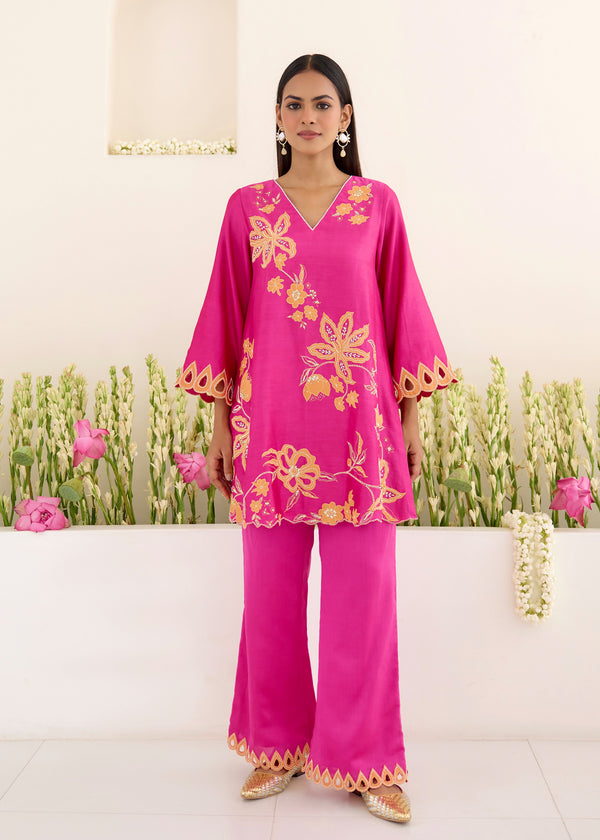 NELLI CO-ORD SET-PINK