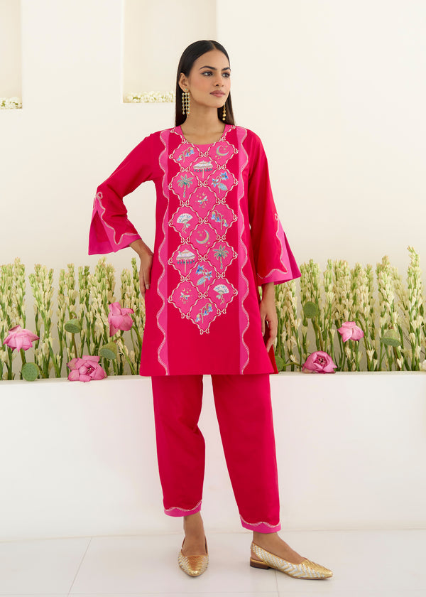 JASMINE CO-ORD SET-RED