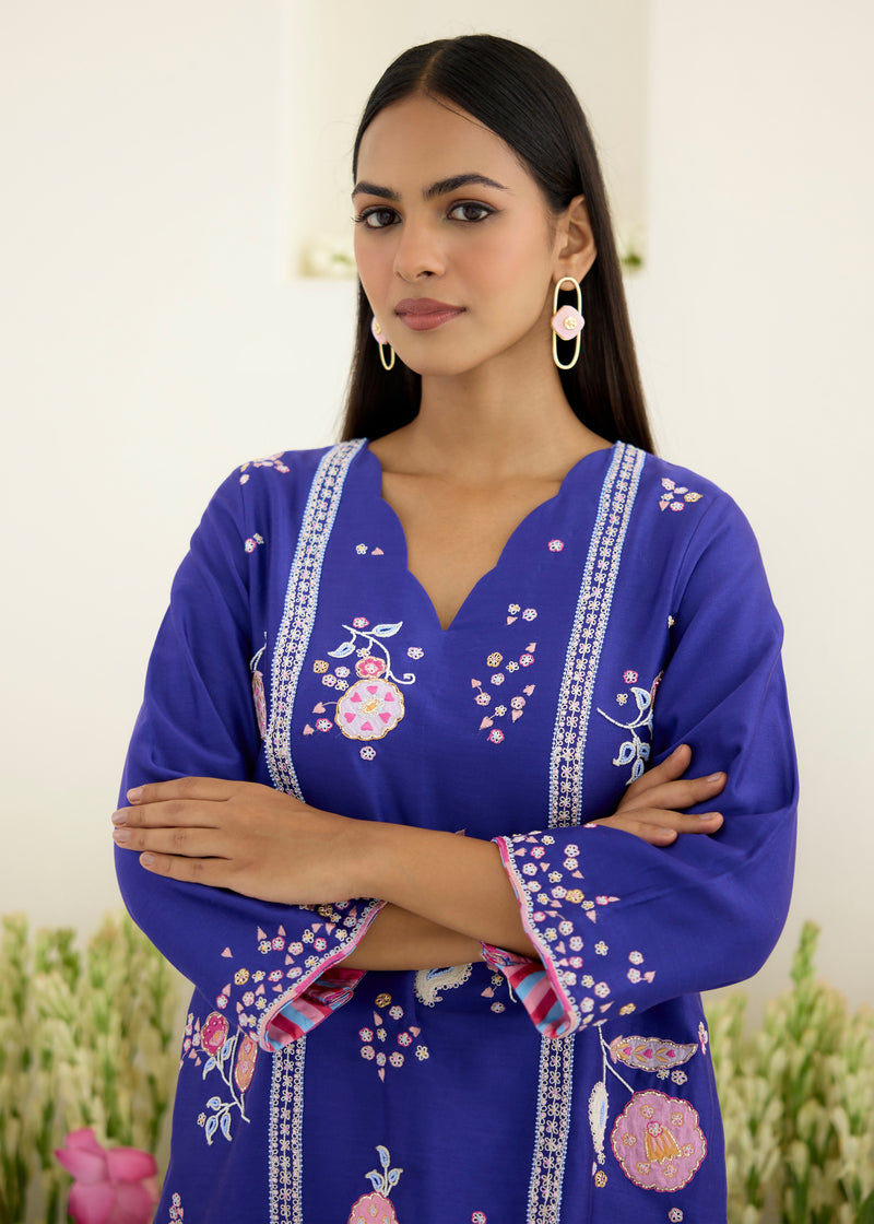 LUMA CO-ORD SET - AZURE BLUE