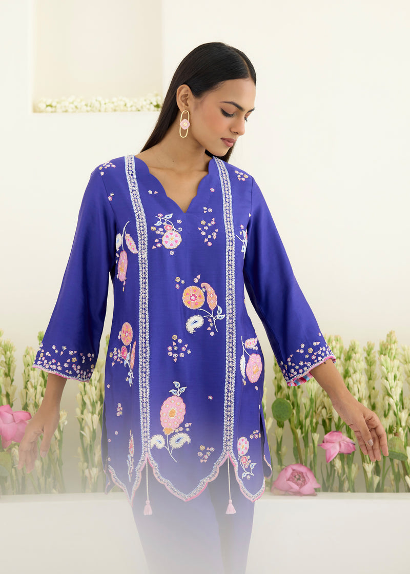 LUMA CO-ORD SET - AZURE BLUE