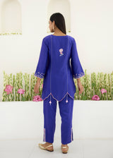 LUMA CO-ORD SET - AZURE BLUE