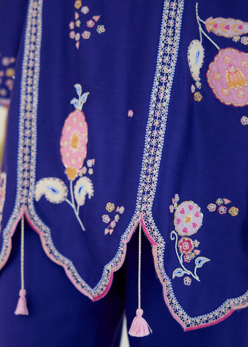 LUMA CO-ORD SET - AZURE BLUE