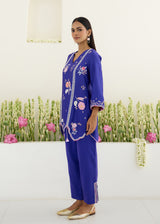 LUMA CO-ORD SET - AZURE BLUE