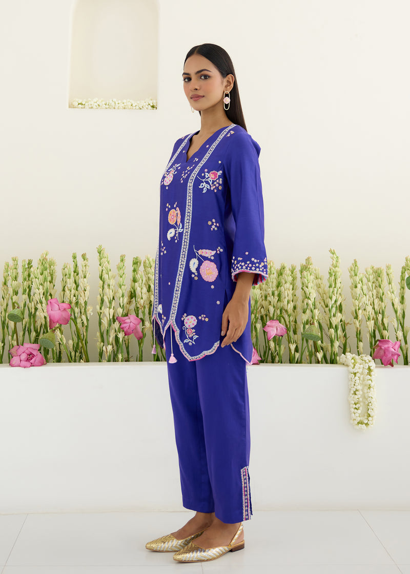 LUMA CO-ORD SET - AZURE BLUE