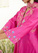 INAYA ANARKALI SET-PINK
