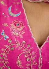 INAYA ANARKALI SET-PINK