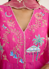 INAYA ANARKALI SET-PINK