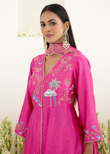 INAYA ANARKALI SET-PINK
