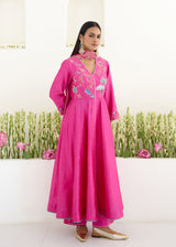 INAYA ANARKALI SET-PINK