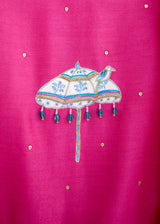 INAYA ANARKALI SET-PINK