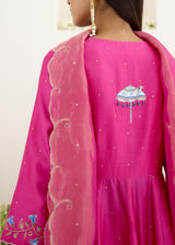INAYA ANARKALI SET-PINK
