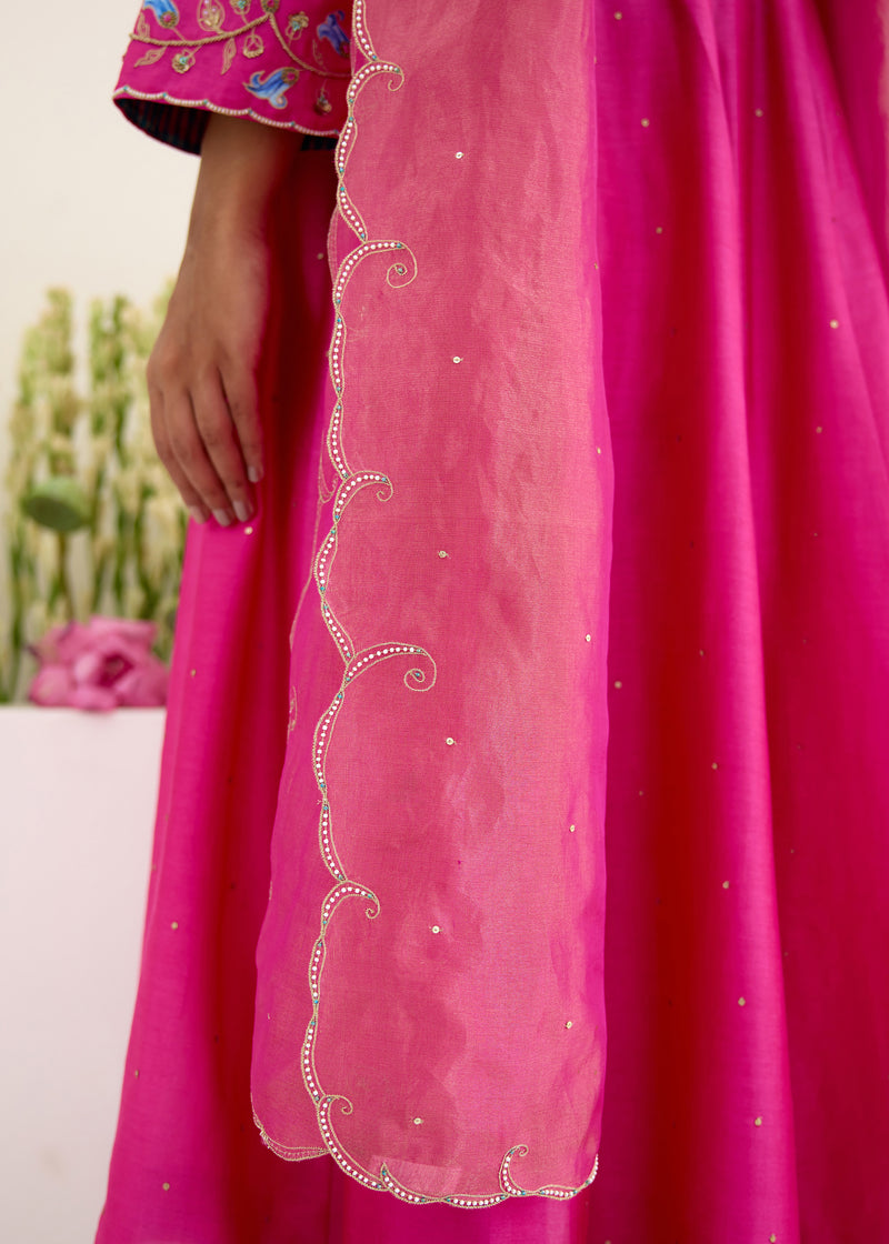 INAYA ANARKALI SET-PINK