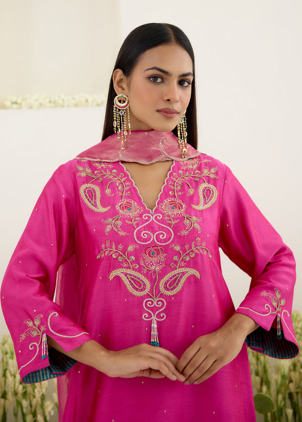 KAYA KURTA SET -PINK