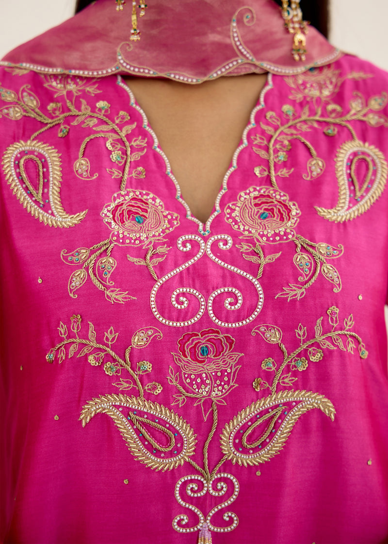 KAYA KURTA SET -PINK