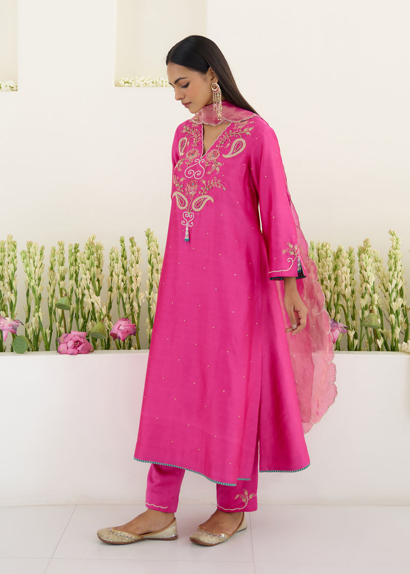 KAYA KURTA SET -PINK