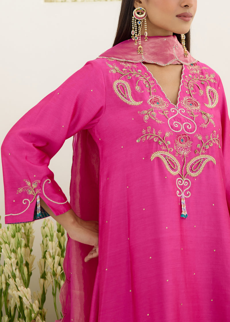 KAYA KURTA SET -PINK