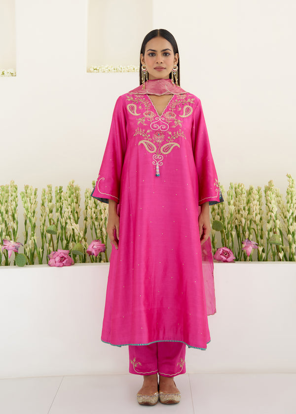 KAYA KURTA SET -PINK