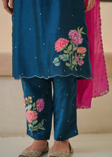 Jehan Kurta Set - Pebble Black