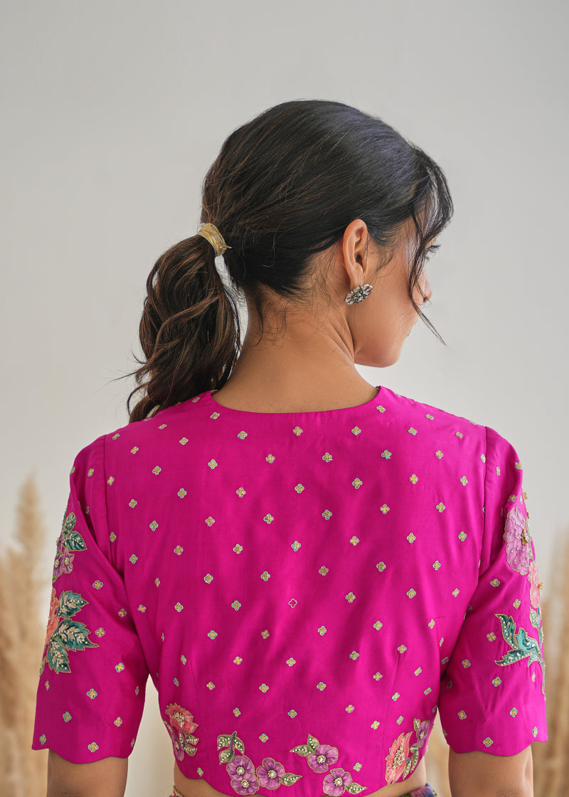 Feeha Blouse- Magenta
