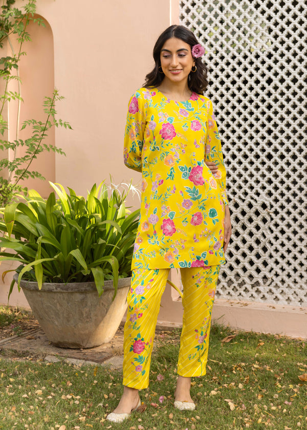 Seri Co-ord Set - Chrome Yellow