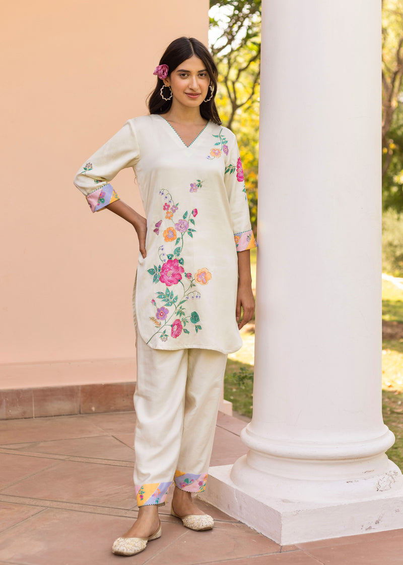 Aviva Co-ord Set- Cream