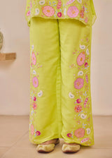 LIZA CO-ORD SET - PEAR GREEN
