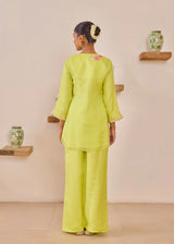LIZA CO-ORD SET - PEAR GREEN