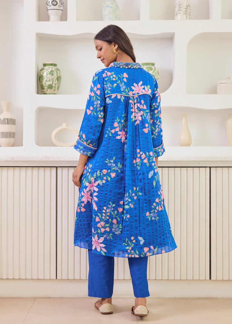 TISSA CO-ORD SET - COBALT BLUE