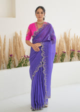 Nargis Saree Feeha Blouse - Royal Purple