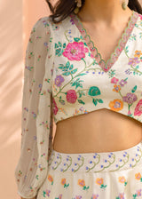 Nikita Dutta in our Maya Lehenga Set - Cream