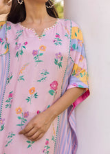 Iris Kaftan - Powder Blue - Soft Pink