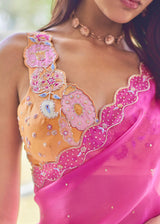 AKIRA SAREE - FUSCHIA PINK