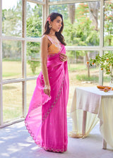 AKIRA SAREE - FUSCHIA PINK