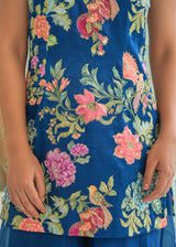 Fiza Sharara Set - Pebble Blue