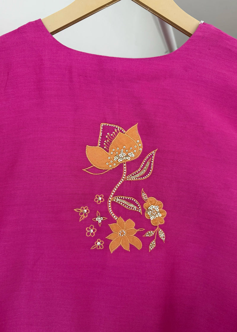 NELLI KURTA SET - PINK