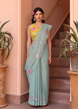 Avril Saree - Sage Green