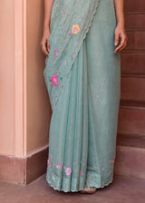 Avril Saree - Sage Green