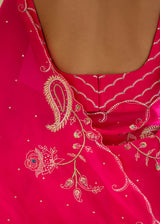 IDIKA SAREE RUYA BLOUSE-VERMILION RED