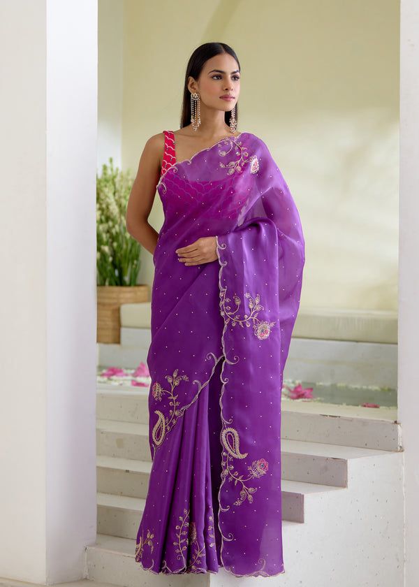IDIKA SAREE RUYA BLOUSE-JAAMUN
