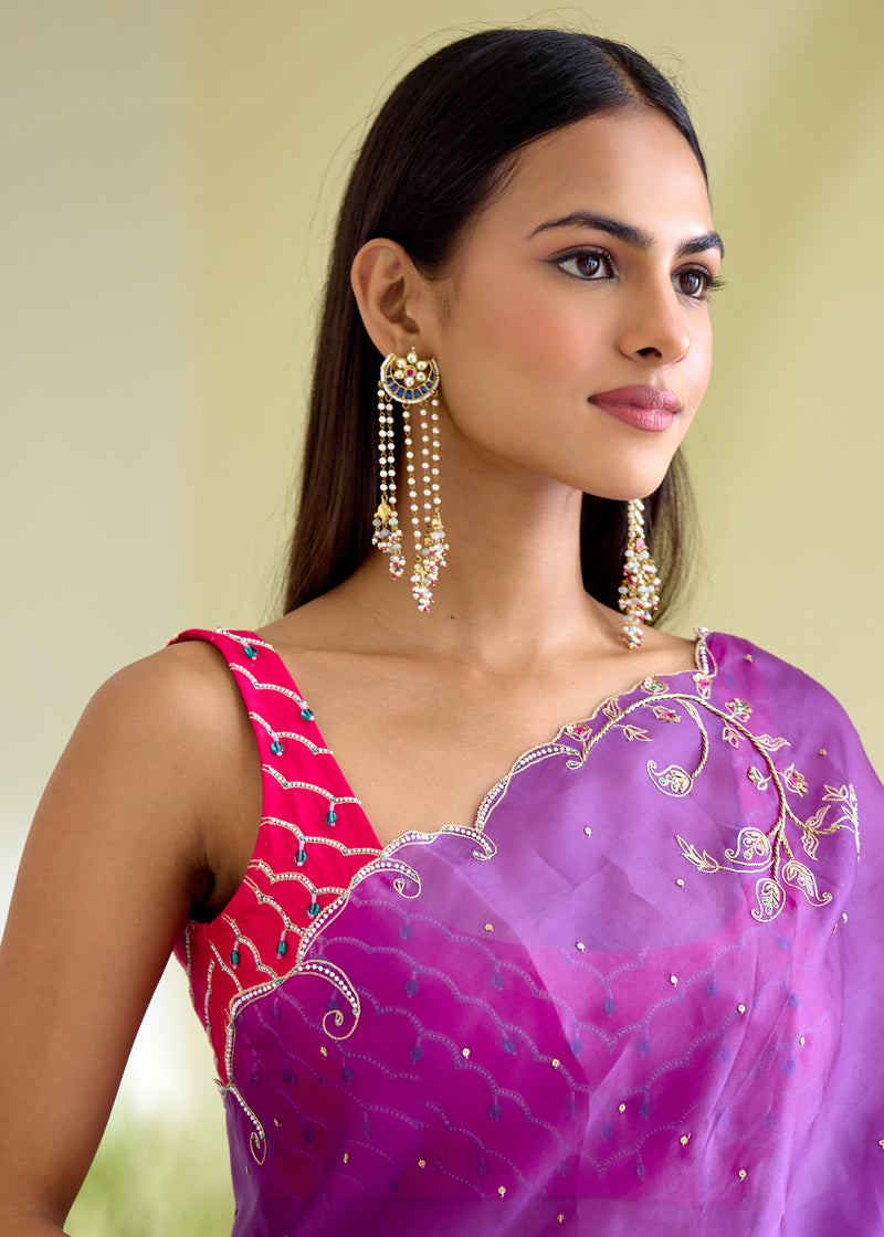 IDIKA SAREE - JAAMUN