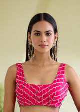 RUYA BLOUSE-CRIMSON RED