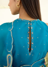 RUYA BLOUSE-PEACOCK BLUE