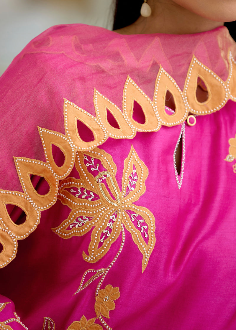 NELLI KURTA SET - PINK