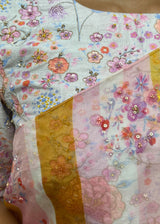 Stripe Saree - Multicolour