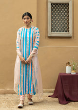 Vali Kurta Set - Blue