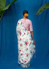 Bahaar Saree - Cream