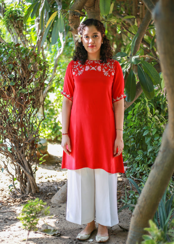 Noor Kurta - Red