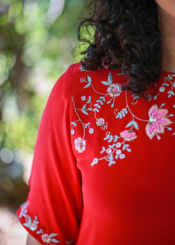 Noor Kurta - Red