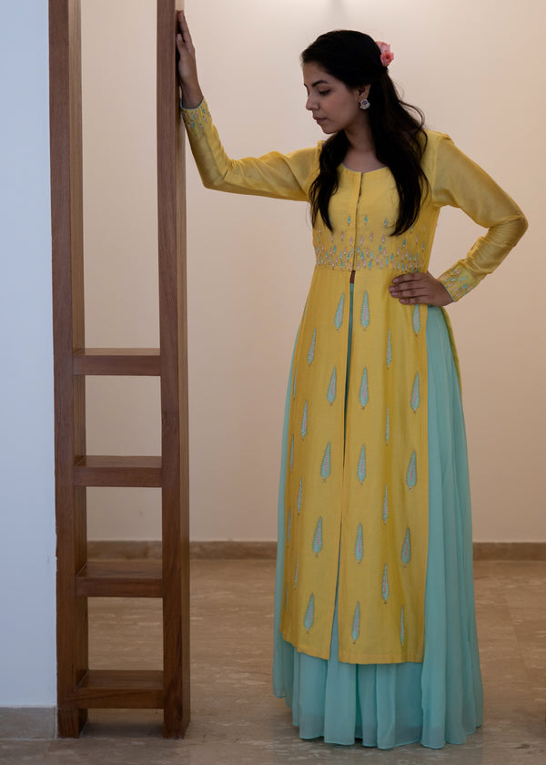 Cedar Kurta Set - Yellow