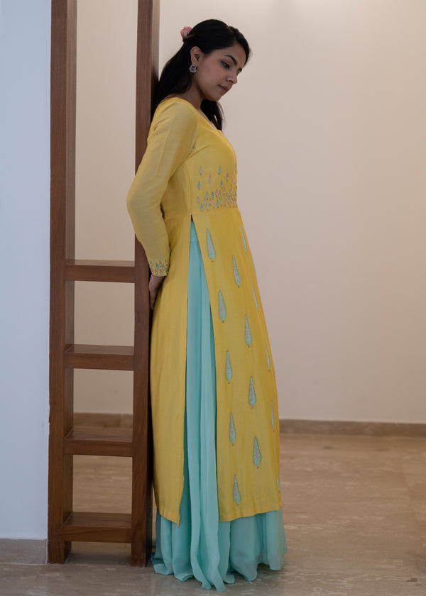 Cedar Kurta Set - Yellow